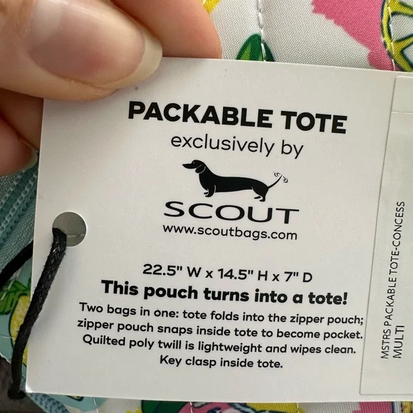 Masters Tournament Quilted Bag in Travel Pouch - Picture 4 of 4